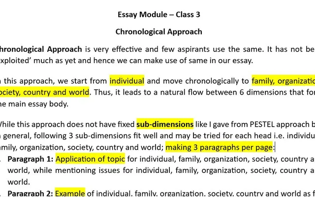 My Essay Writing Strategy