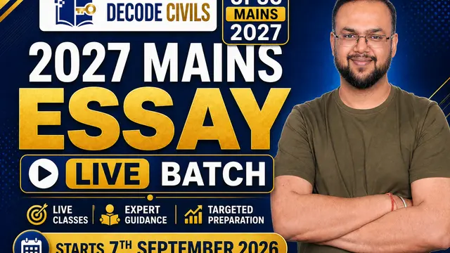 Live Essay for UPSC Mains 2027