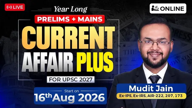 Year Long Current Affairs Plus (Online)